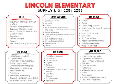 Supply List